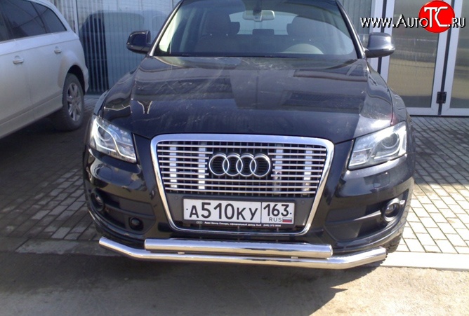 8 799 р. Металлическая решётка радиатора Металл Дизайн  Audi Q5  8R (2008-2012) дорестайлинг  с доставкой в г. Пермь