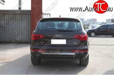 32 399 р. Накладка на задний бампер (рестайлинг) CT v2 Audi Q7 4L дорестайлинг (2005-2009) (Неокрашенная)  с доставкой в г. Пермь