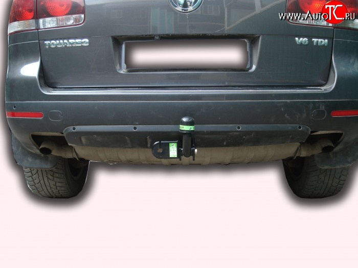 7 499 р. Фаркоп Лидер Плюс  Audi Q7  4L (2005-2009), Volkswagen Touareg  GP (2002-2007) (Без электропакета)  с доставкой в г. Пермь