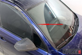 1 699 р. Водостоки лобового стекла Стрелка 11 Audi Q7 4M дорестайлинг (2015-2020)  с доставкой в г. Пермь. Увеличить фотографию 4