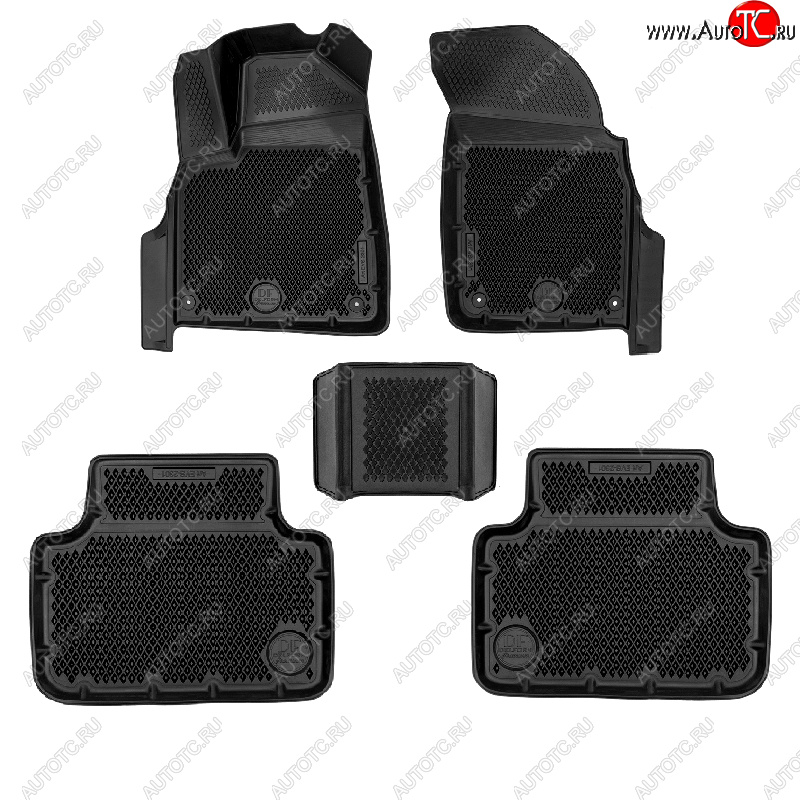 6 599 р. Коврики салона DELFORM ❞EVA 3D Premium❝ (термоэластопласт/ТЭП) Audi Q8 4MN (2018-2022)  с доставкой в г. Пермь