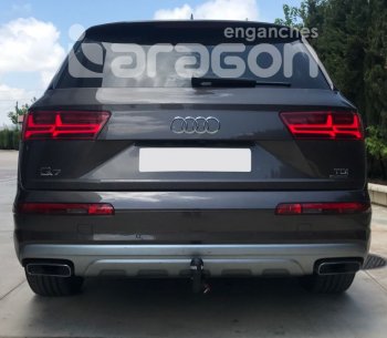 22 699 р. Фаркоп Aragon Audi Q8 4MN (2018-2022) (тип шара: V)  с доставкой в г. Пермь. Увеличить фотографию 5