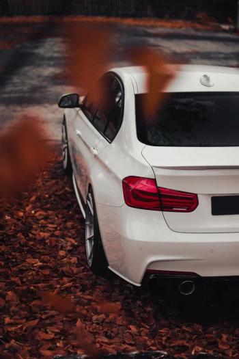 5 999 р. Накладки M-Perfomance под задний бампер (мини-лезвия)  BMW 3 серия  F30 (2012-2018) седан дорестайлинг, седан рестайлинг (цвет: черный матовый)  с доставкой в г. Пермь. Увеличить фотографию 3
