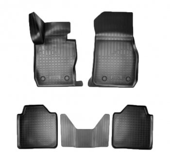Коврики салона Norplast (полный привод) BMW 3 серия  F34 (2012-2020) Grand Turismo лифтбэк дорестайлинг, Grand Turismo лифтбэк рестайлинг (Цвет: черный)
