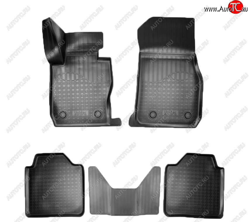 3 589 р. Коврики салона Norplast (полный привод)  BMW 3 серия  F34 (2012-2020) Grand Turismo лифтбэк дорестайлинг, Grand Turismo лифтбэк рестайлинг (Цвет: черный)  с доставкой в г. Пермь