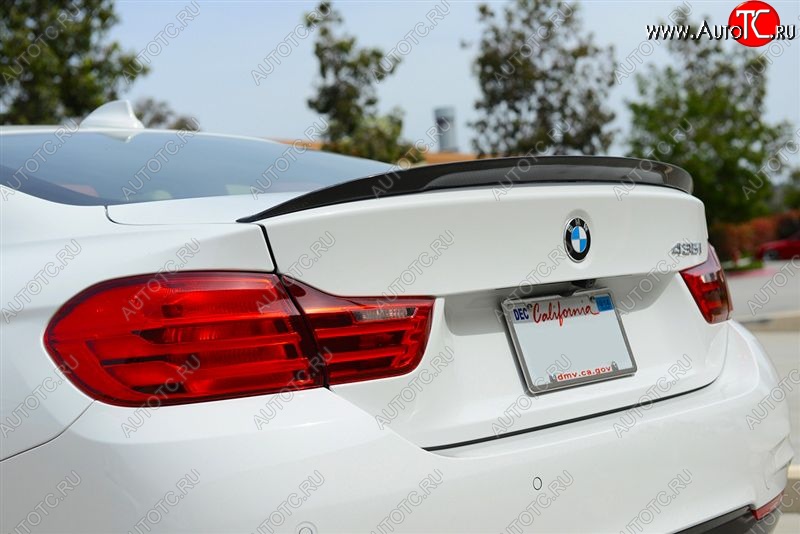 4 149 р. Спойлер багажника Performance BMW 4 серия F32 купе дорестайлинг (2013-2017) (Неокрашенный)  с доставкой в г. Пермь