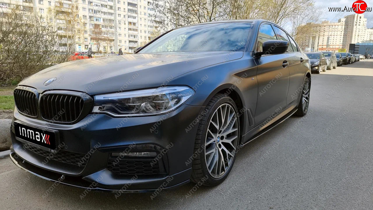13 499 р. Сплиттер переднего бампера M-Performance  BMW 5 серия  G30 (2016-2020) дорестайлинг, седан (Неокрашенный)  с доставкой в г. Пермь