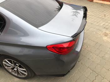 5 999 р. Накладки M-Perfomance под задний бампер (мини-лезвия) Inmax  BMW 5 серия  G30 (2016-2020) дорестайлинг, седан (цвет: черный глянец)  с доставкой в г. Пермь. Увеличить фотографию 9