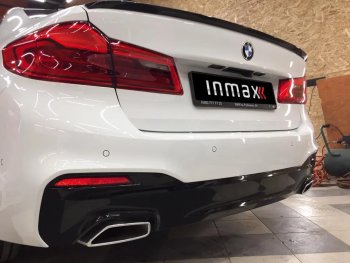 7 999 р. Спойлер багажника M-Performance BMW 5 серия G30 дорестайлинг, седан (2016-2020) (черный глянцевый)  с доставкой в г. Пермь. Увеличить фотографию 2