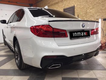 7 999 р. Спойлер багажника M-Performance BMW 5 серия G30 дорестайлинг, седан (2016-2020) (черный глянцевый)  с доставкой в г. Пермь. Увеличить фотографию 4