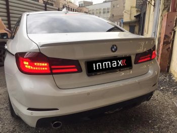 7 999 р. Спойлер багажника M-Performance BMW 5 серия G30 дорестайлинг, седан (2016-2020) (черный глянцевый)  с доставкой в г. Пермь. Увеличить фотографию 6