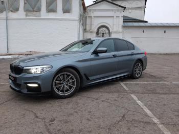 10 999 р. Пластиковые накладки под пороги M-порогов  BMW 5 серия  G30 (2016-2020) дорестайлинг, седан (черный глянец)  с доставкой в г. Пермь. Увеличить фотографию 14