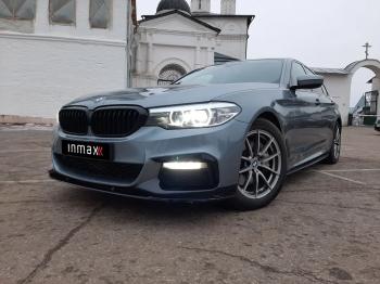 10 999 р. Пластиковые накладки под пороги M-порогов  BMW 5 серия  G30 (2016-2020) дорестайлинг, седан (черный глянец)  с доставкой в г. Пермь. Увеличить фотографию 2