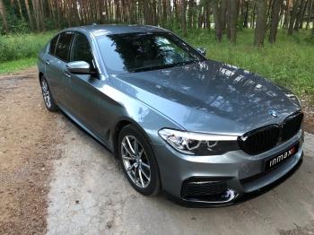 10 999 р. Пластиковые накладки под пороги M-порогов  BMW 5 серия  G30 (2016-2020) дорестайлинг, седан (черный глянец)  с доставкой в г. Пермь. Увеличить фотографию 22