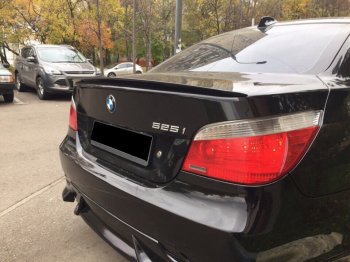 2 799 р. Лип спойлер АВТОКРАТ  BMW 5 серия  E60 (2003-2007) седан дорестайлинг (Неокрашенный)  с доставкой в г. Пермь. Увеличить фотографию 3