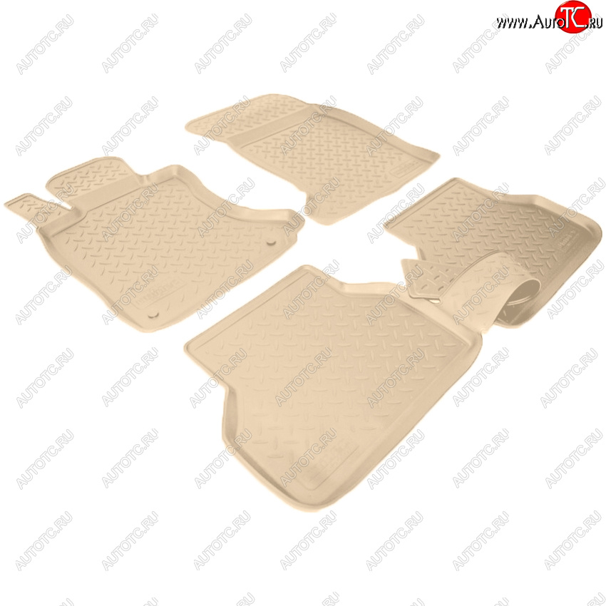 3 899 р. Коврики салона Norplast Unidec  BMW 5 серия ( E60,  E61) (2003-2007) седан дорестайлинг, универсал дорестайлинг (Цвет: бежевый)  с доставкой в г. Пермь