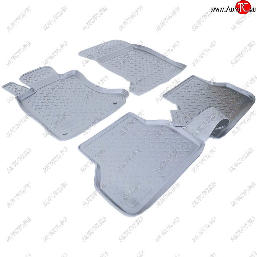 3 899 р. Коврики салона Norplast Unidec  BMW 5 серия ( E60,  E61) (2003-2007) седан дорестайлинг, универсал дорестайлинг (Цвет: серый)  с доставкой в г. Пермь