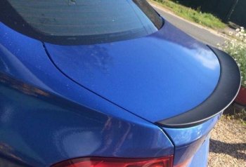 6 499 р. Лип спойлер INMAX М-Perfomance BMW 3 серия F30 седан дорестайлинг (2012-2015) (Черный матовый)  с доставкой в г. Пермь. Увеличить фотографию 2