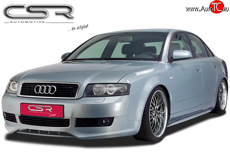 4 399 р. Накладка CSR на передний бампер Audi A4 B6 седан (2000-2006)  с доставкой в г. Пермь