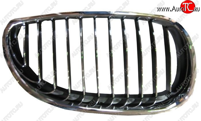 1 759 р. Правая решетка радиатора SAT (хром) BMW 5 серия E60 седан дорестайлинг (2003-2007) (Неокрашенная)  с доставкой в г. Пермь