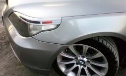 1 249 р. Реснички на фары CT BMW 5 серия E60 седан дорестайлинг (2003-2007) (Неокрашенные)  с доставкой в г. Пермь. Увеличить фотографию 3