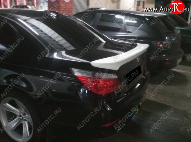 2 999 р. Лип спойлер LiP BMW 5 серия E60 седан дорестайлинг (2003-2007) (Неокрашенный)  с доставкой в г. Пермь