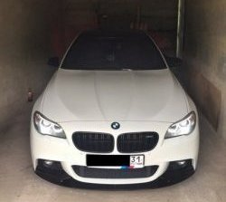 10 849 р. Накладка на передний бампер M-Performance BMW 5 серия F10 рестайлинг, седан (2013-2017) (Неокрашенная)  с доставкой в г. Пермь. Увеличить фотографию 2