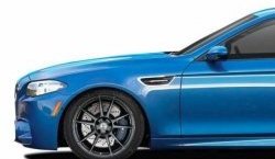 9 049 р. Пороги накладки M-Style BMW 5 серия F10 рестайлинг, седан (2013-2017) (Неокрашенные)  с доставкой в г. Пермь. Увеличить фотографию 3