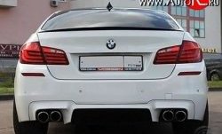 6 499 р. Лип спойлер INMAX М-Perfomance BMW 3 серия F30 седан дорестайлинг (2012-2015) (Черный матовый)  с доставкой в г. Пермь. Увеличить фотографию 3