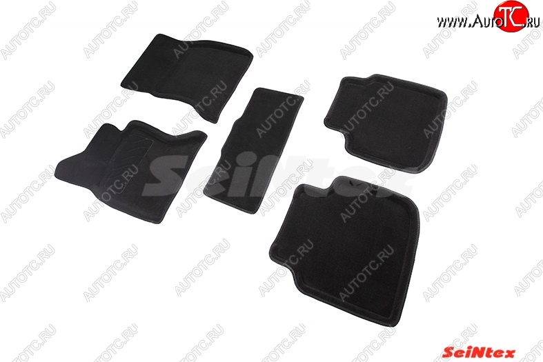 5 699 р. Комплект 3D ковриков в салон Seintex BMW 7 серия F01-F04 седан (2008-2015)  с доставкой в г. Пермь