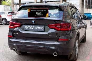 549 р. Накладки задних фонарей RA BMW X3 G01 дорестайлинг (2017-2021) (Неокрашенные)  с доставкой в г. Пермь. Увеличить фотографию 5