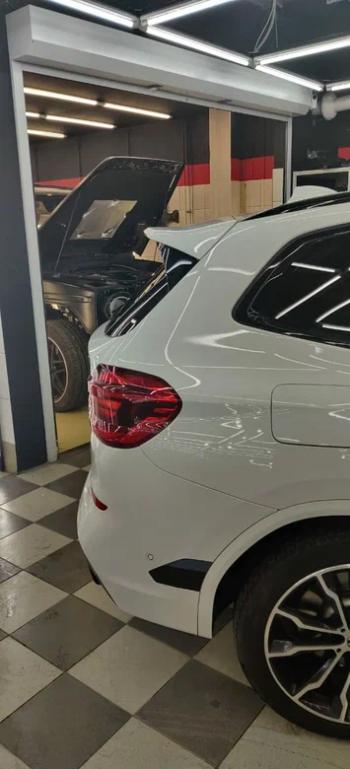 8 999 р. Спойлер Inmax в стиле X3M (F97)  BMW X3  G01 (2017-2023) дорестайлинг, рестайлинг (Неокрашенный)  с доставкой в г. Пермь. Увеличить фотографию 4