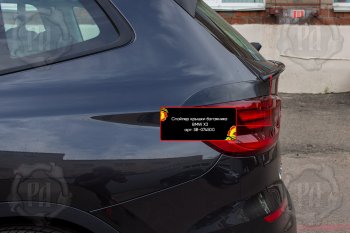 1 599 р. Спойлер крышки багажника RA  BMW X3  G01 (2017-2023) дорестайлинг, рестайлинг (Неокрашенный)  с доставкой в г. Пермь. Увеличить фотографию 2