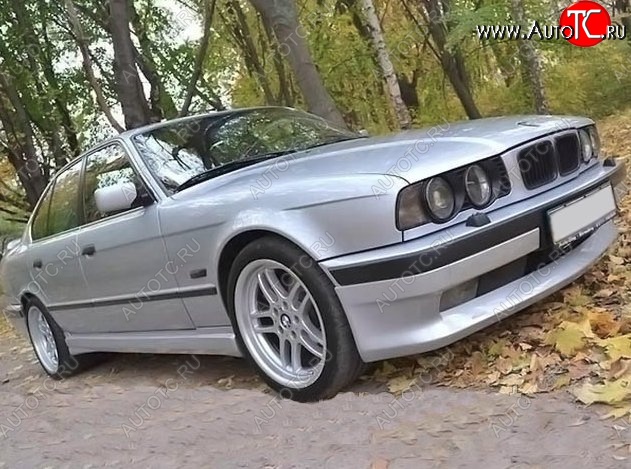 4 499 р. Накладка на передний бампер Schnitzer BMW 5 серия E34 седан дорестайлинг (1988-1994)  с доставкой в г. Пермь