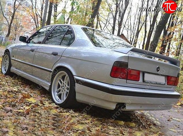 4 499 р. Накладка на задний бампер Schnitzer BMW 5 серия E34 седан дорестайлинг (1988-1994)  с доставкой в г. Пермь