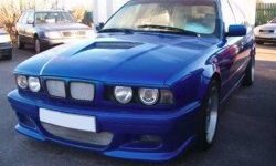 1 649 р. Реснички на фары CT v1 BMW 5 серия E34 седан дорестайлинг (1988-1994) (Неокрашенные)  с доставкой в г. Пермь. Увеличить фотографию 2
