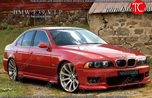 7 299 р. Передний бампер Neodesign BMW 5 серия E39 седан рестайлинг (2000-2003)  с доставкой в г. Пермь