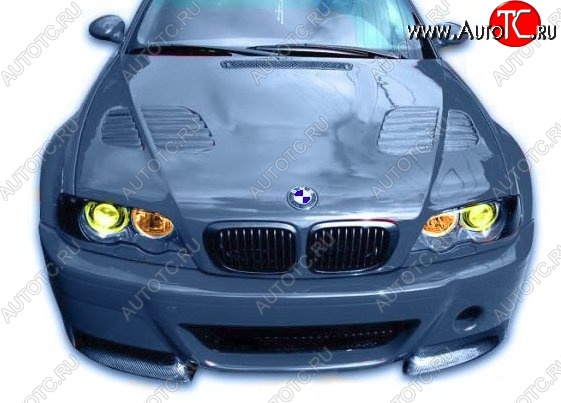 39 949 р. Передний бампер (Coupe) CSL-Style BMW 3 серия E46 седан дорестайлинг (1998-2001) (Неокрашенный)  с доставкой в г. Пермь