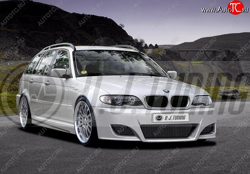 25 899 р. Передний бампер D.J. BMW 3 серия E46 седан дорестайлинг (1998-2001)  с доставкой в г. Пермь