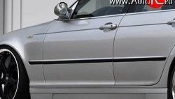 8 149 р. Пороги накладки Prior Design BMW 3 серия E46 седан дорестайлинг (1998-2001) (Неокрашенные)  с доставкой в г. Пермь. Увеличить фотографию 7