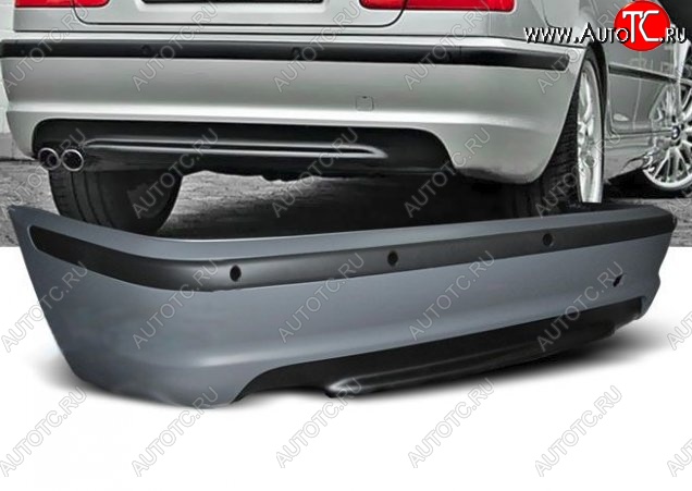 30 199 р. Задний бампер (седан) M-pakiet v2 BMW 3 серия E46 седан дорестайлинг (1998-2001) (Неокрашенный)  с доставкой в г. Пермь