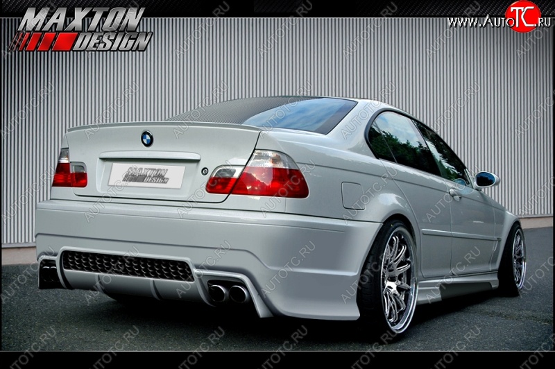 25 899 р. Задний бампер Maxton BMW 3 серия E46 седан дорестайлинг (1998-2001)  с доставкой в г. Пермь