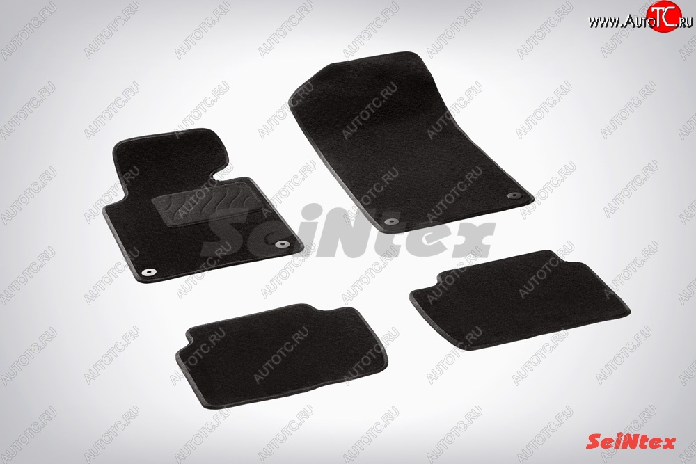 2 999 р. Износостойкие коврики в салон SeiNtex Premium LUX 4 шт. (ворсовые)  BMW 3 серия  E46 (1998-2005) седан дорестайлинг, седан рестайлинг  с доставкой в г. Пермь