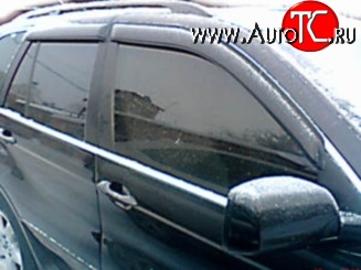 4 499 р. Дефлекторы окон (ветровики) Novline 4 шт BMW X5 E53 рестайлинг (2003-2006)  с доставкой в г. Пермь
