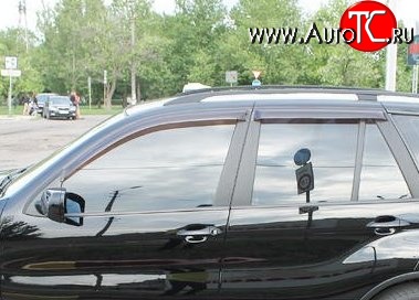 999 р. Комплект дефлекторов окон (ветровиков) 4 шт. Russtal BMW X5 E53 дорестайлинг (1999-2003)  с доставкой в г. Пермь