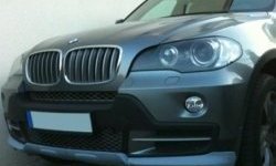 8 999 р. Накладка на передний бампер CT BMW X5 E53 дорестайлинг (1999-2003) (Неокрашенная)  с доставкой в г. Пермь. Увеличить фотографию 2
