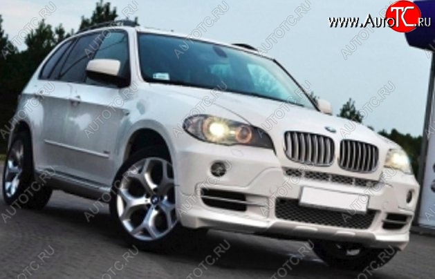 8 999 р. Накладка на передний бампер CT BMW X5 E53 дорестайлинг (1999-2003) (Неокрашенная)  с доставкой в г. Пермь
