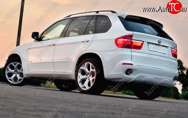 9 349 р. Накладка на задний бампер CT BMW X5 E53 дорестайлинг (1999-2003) (Неокрашенная)  с доставкой в г. Пермь
