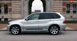 13 999 р. Пороги накладки с расширителями арок Aero BMW X5 E53 рестайлинг (2003-2006)  с доставкой в г. Пермь. Увеличить фотографию 3
