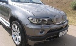 3 149 р. Реснички Storm на фары BMW X5 E53 дорестайлинг (1999-2003) (Неокрашенные)  с доставкой в г. Пермь. Увеличить фотографию 2